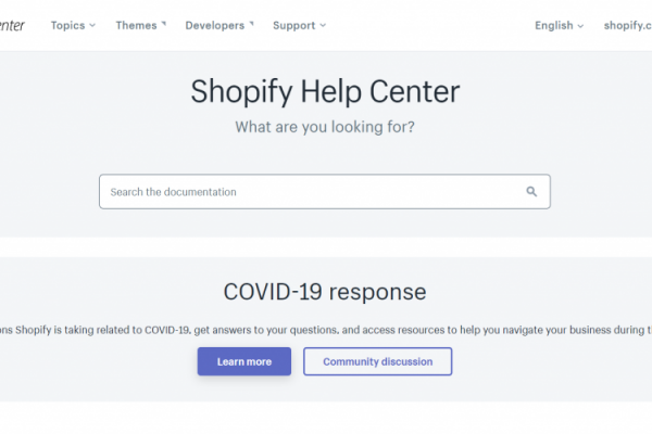 Shopify-Help-Center