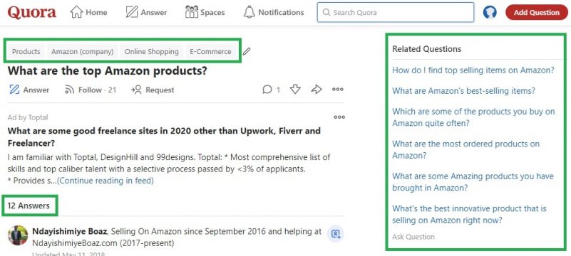 Quora-Amazon