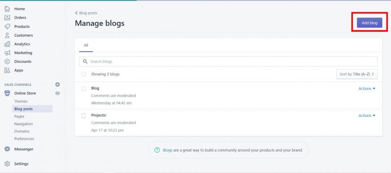 Add a Blog to Shopify_2