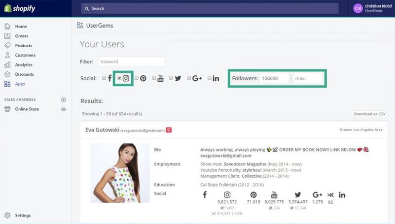 UserGems (Influencer Marketing)